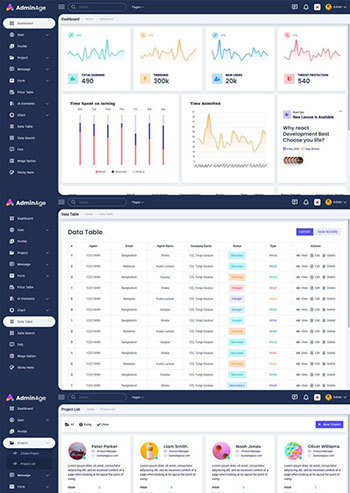 Bootstrap邮箱管理社区博客后台管理系统html静态网站模板